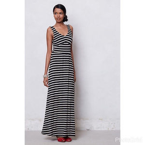 Anthropologie Puella Striped Maxi Dress